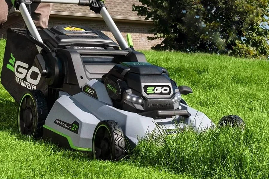 electric powered lawn mower